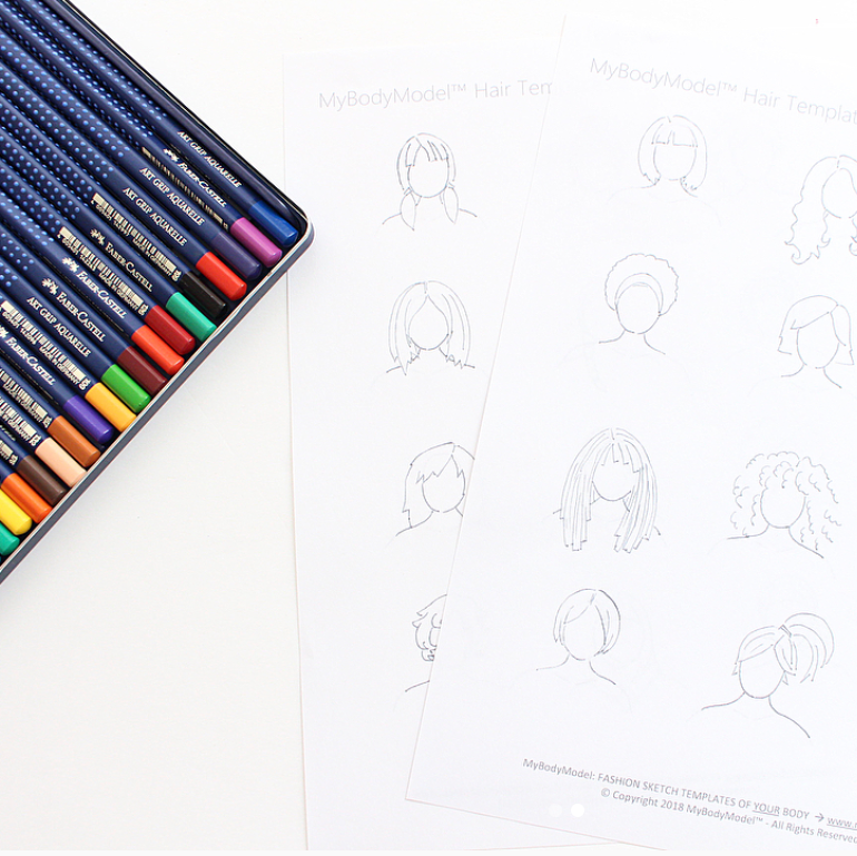 3 printables for creating your best custom croquis from MyBodyModel | MyBodyModel 3 printables for creating your best custom croquis from MyBodyModel | MyBodyModel