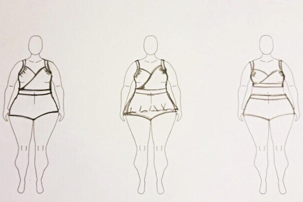 MyBodyModel Swimsuit Sketches 1 by Martha @GariChild 