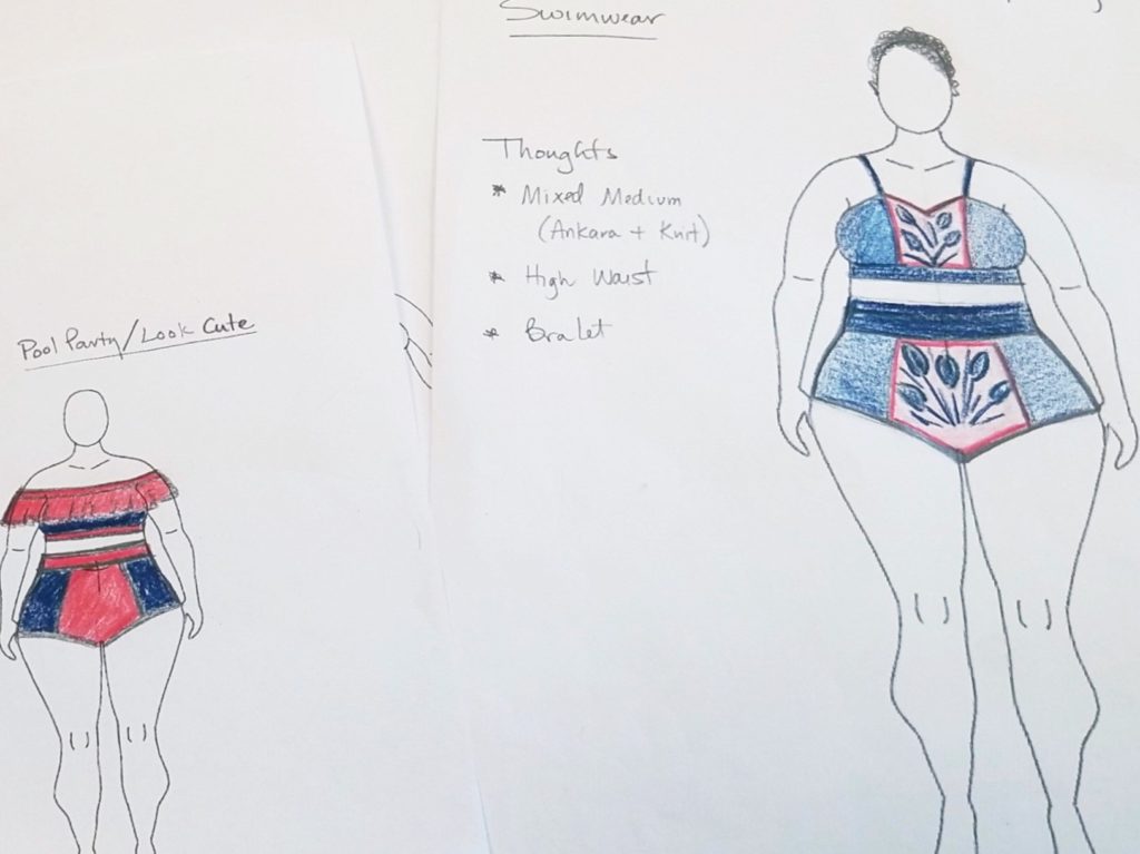 MyBodyModel Swimsuit Sketches by Martha @GariChild