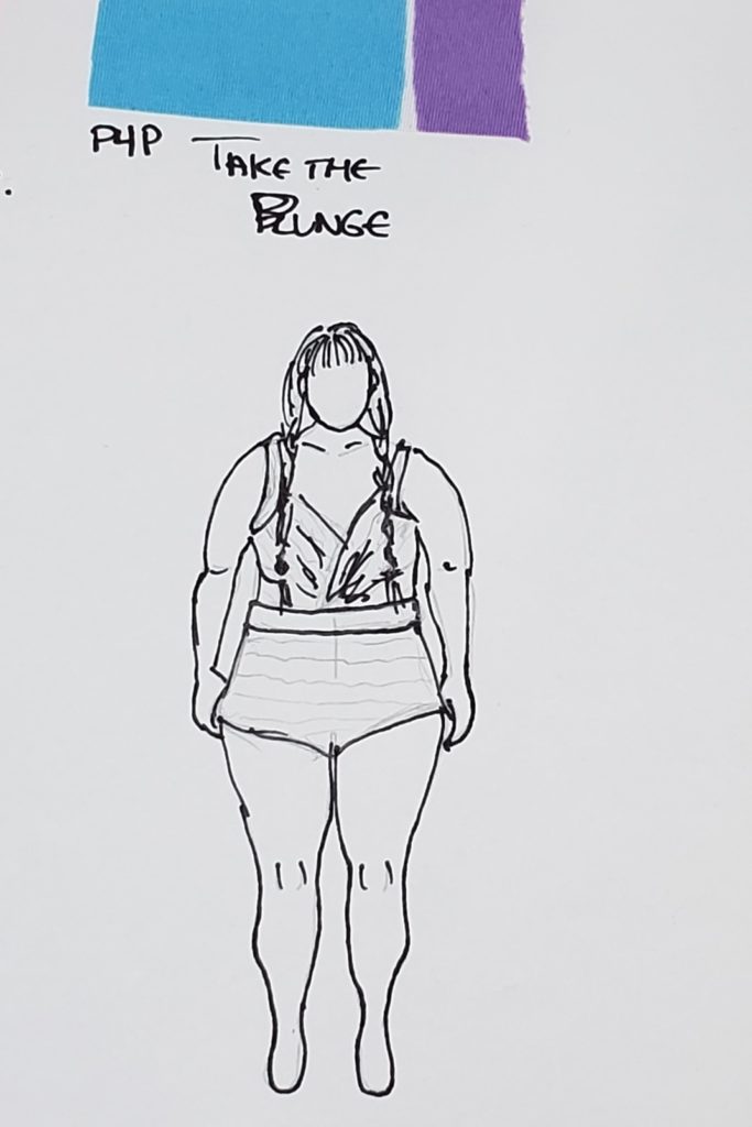 MyBodyModel Swimwear Sketch P4P Take the Plunge by Andie Wells