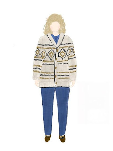 MyBodyModel Gambier Jacket Sweater 7 Sketch by Diane