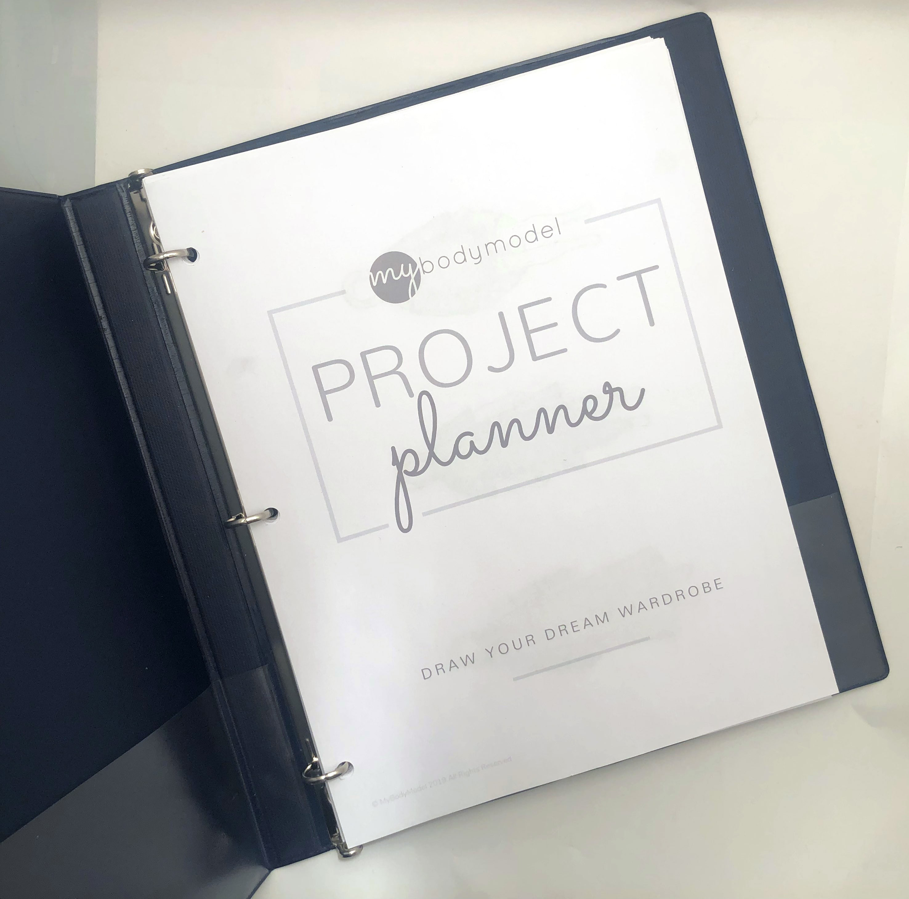 Kathryn's MyBodyModel Project Planner Binder