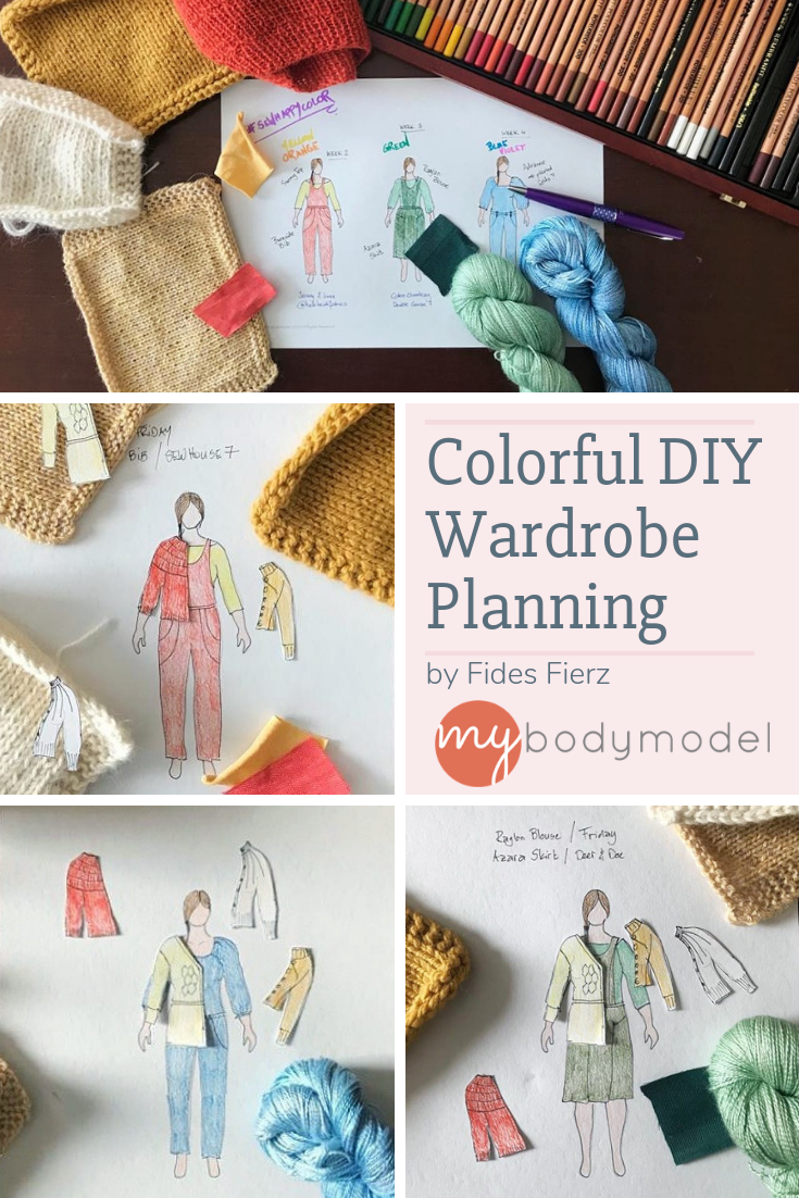 MyBodyModel Colorful Wardrobe Planning with Knitted & Sewn Garments, by Fides