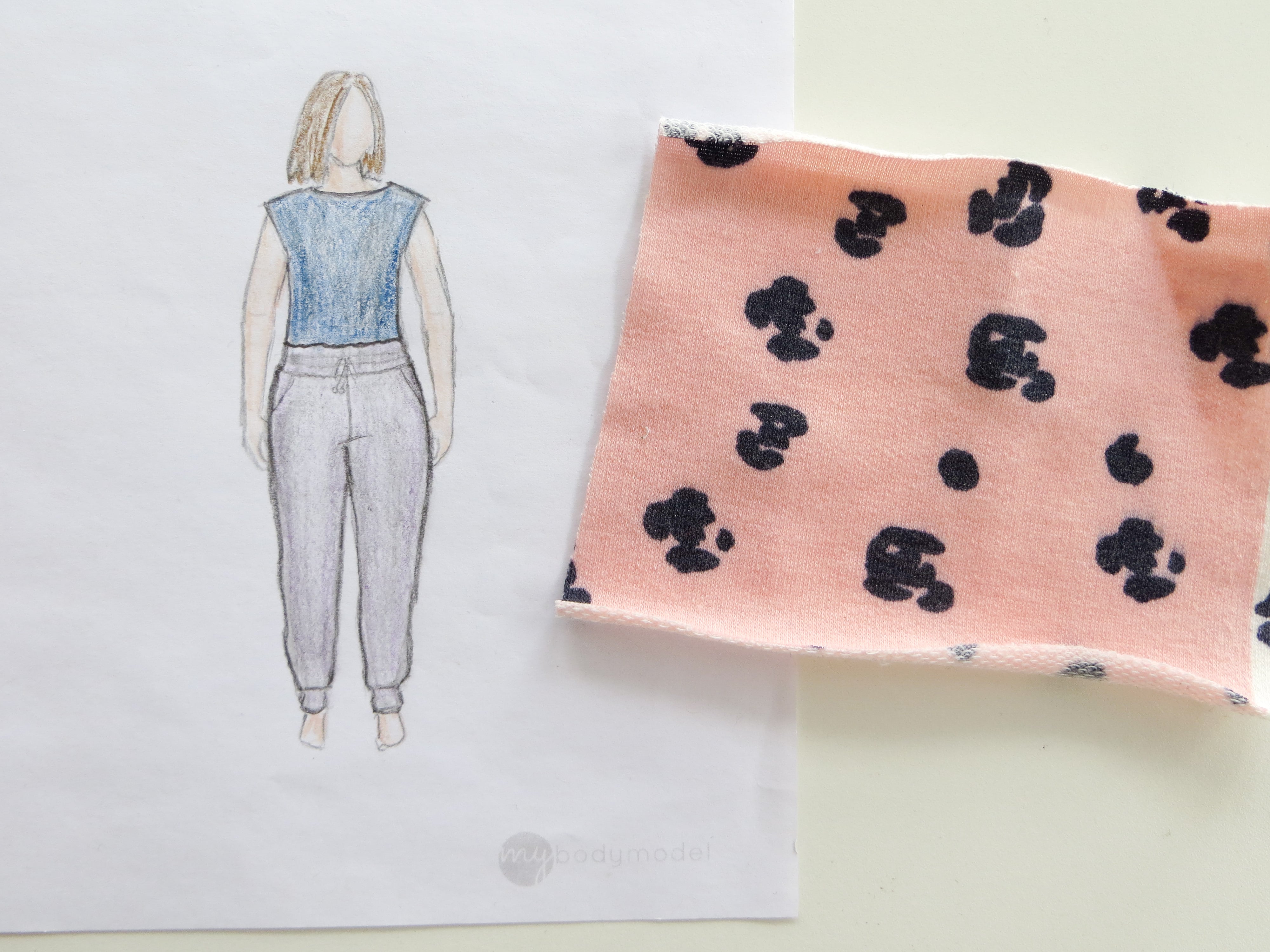 MyBodyModel Croquis Sewing Sketch Hudson Pant by Jess