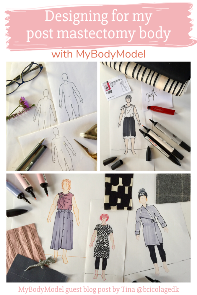 Designing for my post mastectomy body with MyBodyModel. by Tina