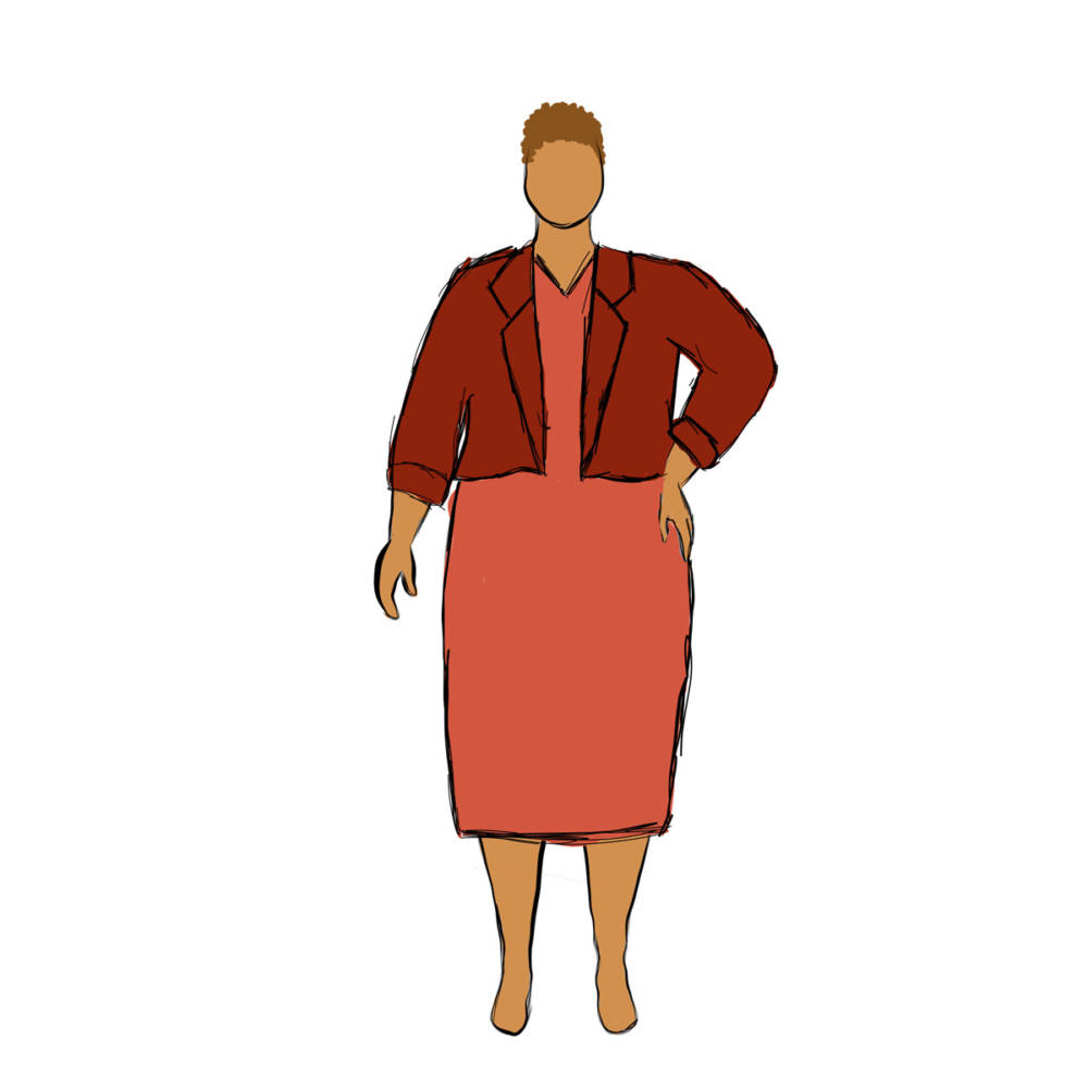 Sierra_MyBodyModel_Sketch_Blazer_Dress