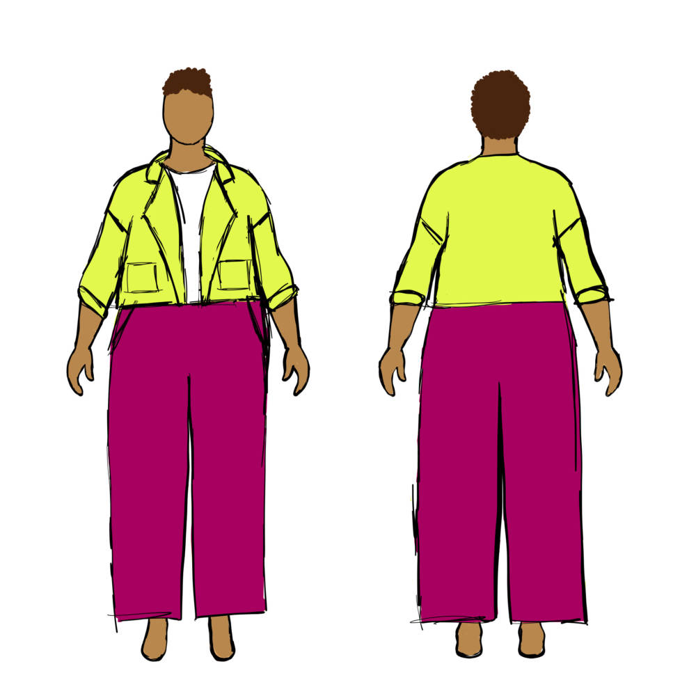 20 for 20 Spring Outfit Plans with MyBodyModel -Concord tee Pona Jacket and Glebe pants