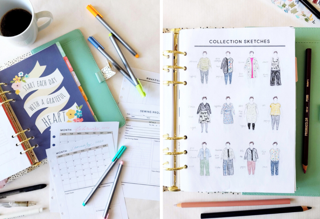 My Personalized Sewing Planner by Elana
