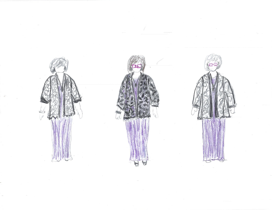 MyBodyModel Mother of the Bride wedding outfit sketches by Rae Cumbie