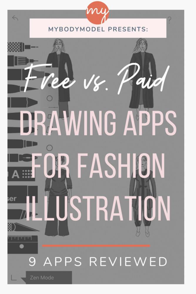Doctor T tried nine different drawing apps, including free & paid options. Which app was the best for fashion illustration with her MyBodyModel croquis? See how she reviewed and scored each one!