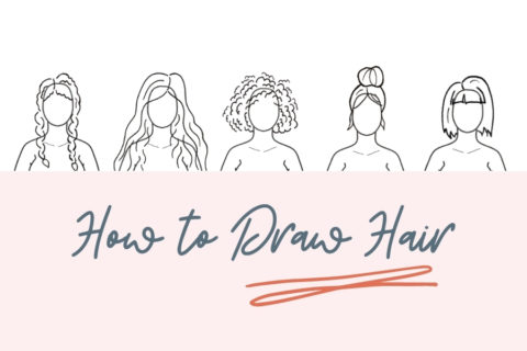 How to Draw Hair 5 Tips for Fashion Sketching