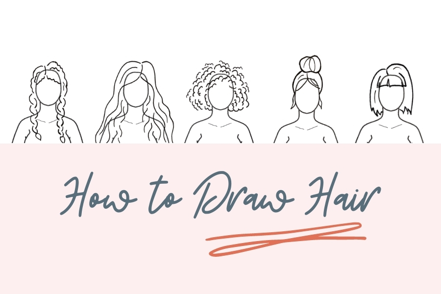 How to Draw Hair 5 Tips for Fashion Sketching