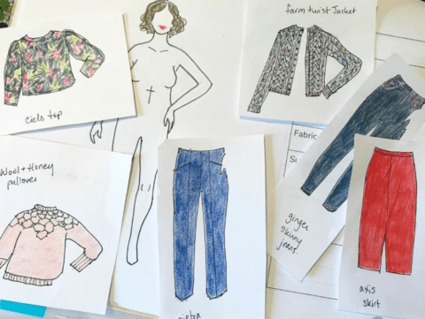 #MyBodyModel3x3 Mini-Capsule Wardrobe Sketch Gallery